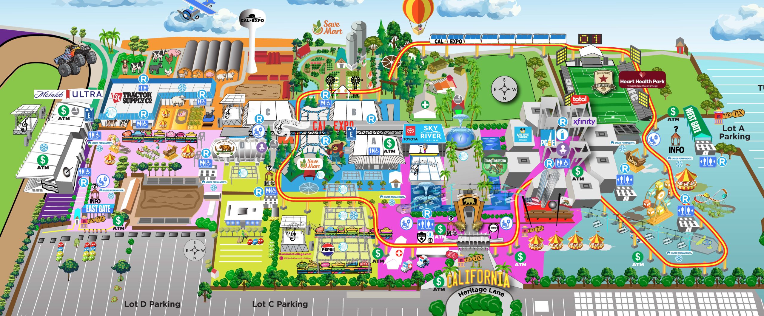 2026 Fairground map